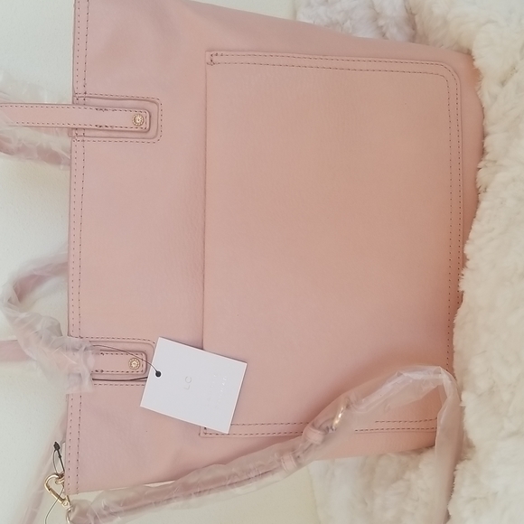 LC LAUREN CONRAD DUSTY PINK 'PRESLEY" TOTE - Picture 3 of 8